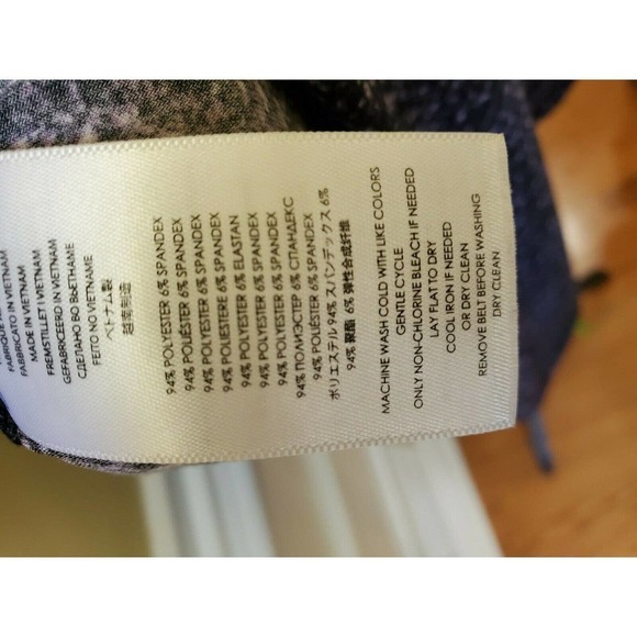 MICHAEL KORS shift dress ruched stretch modern L - Picture 7 of 9